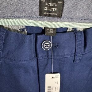 J. Crew Classic Blue Chinos NWT